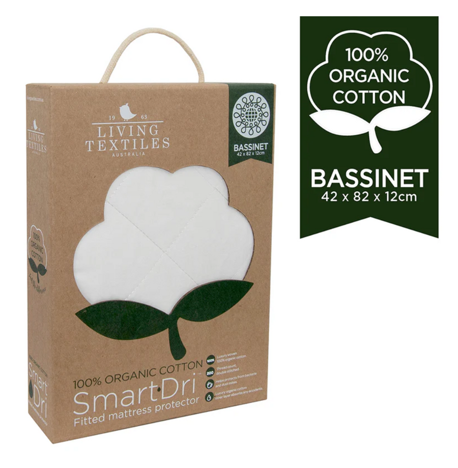 Living Textiles Organic Cotton Fitted Mattress Protectors