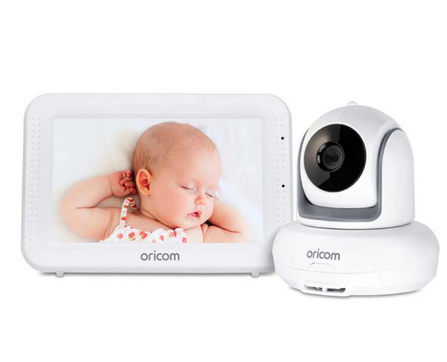 Oricom secure 875 5” touchscreen video/Audio baby monitor plus CU875 2nd camera