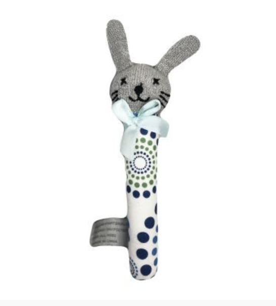 ES Kids - Bunny Hand Held Rattle