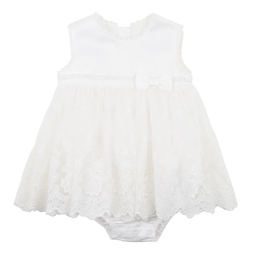 Lace Overlay Dress - Bebe Cotmakers Lace Overlay Dress - Bebe Cotmakers
