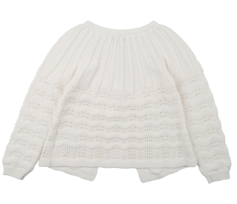 Bebe Cable Cardigan - Cream