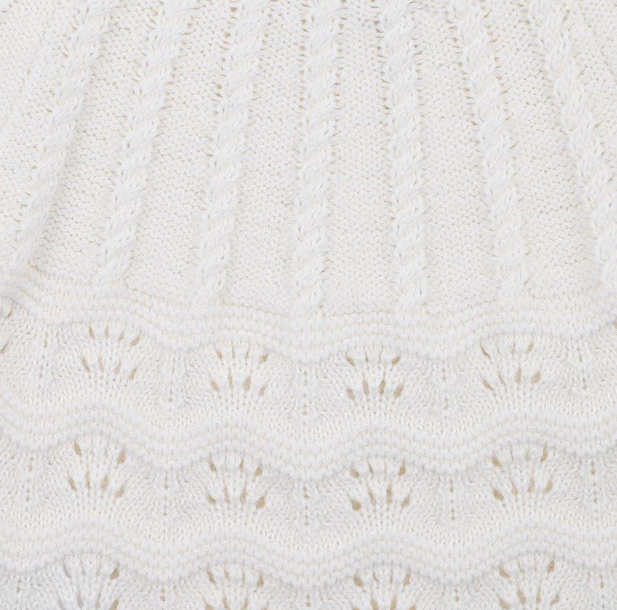 Bebe Cable Cardigan - Cream