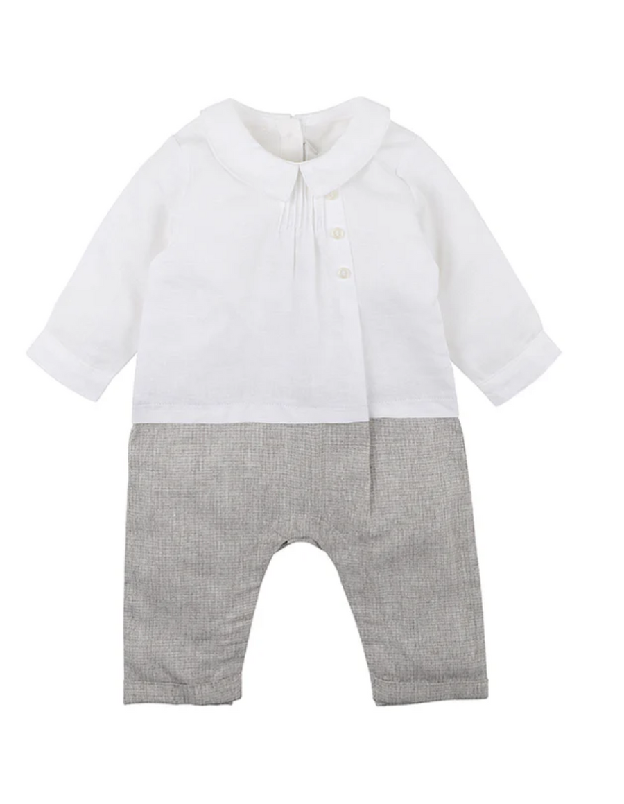 Bebe Albert Collared Romper