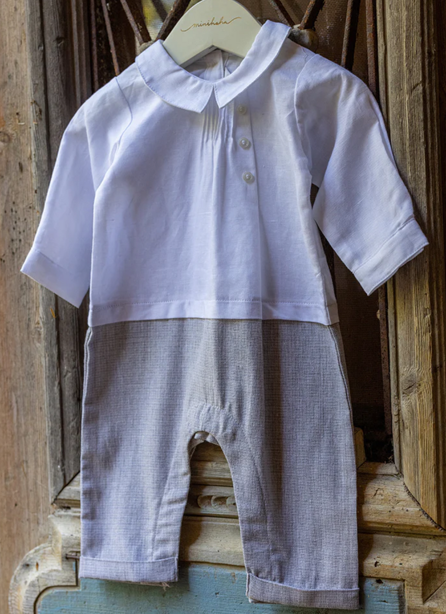 Bebe Albert Collared Romper