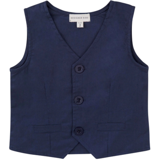 Designer Kidz Toby Linen Vest