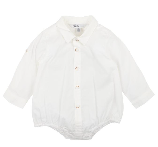 Bebe Jude Shirt Bodysuit - Ivory