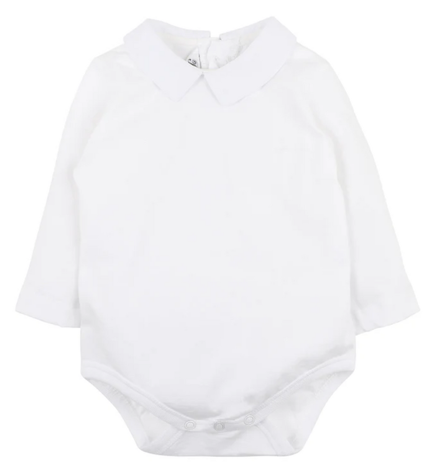 Bebe Collared Bodysuit - Cloud