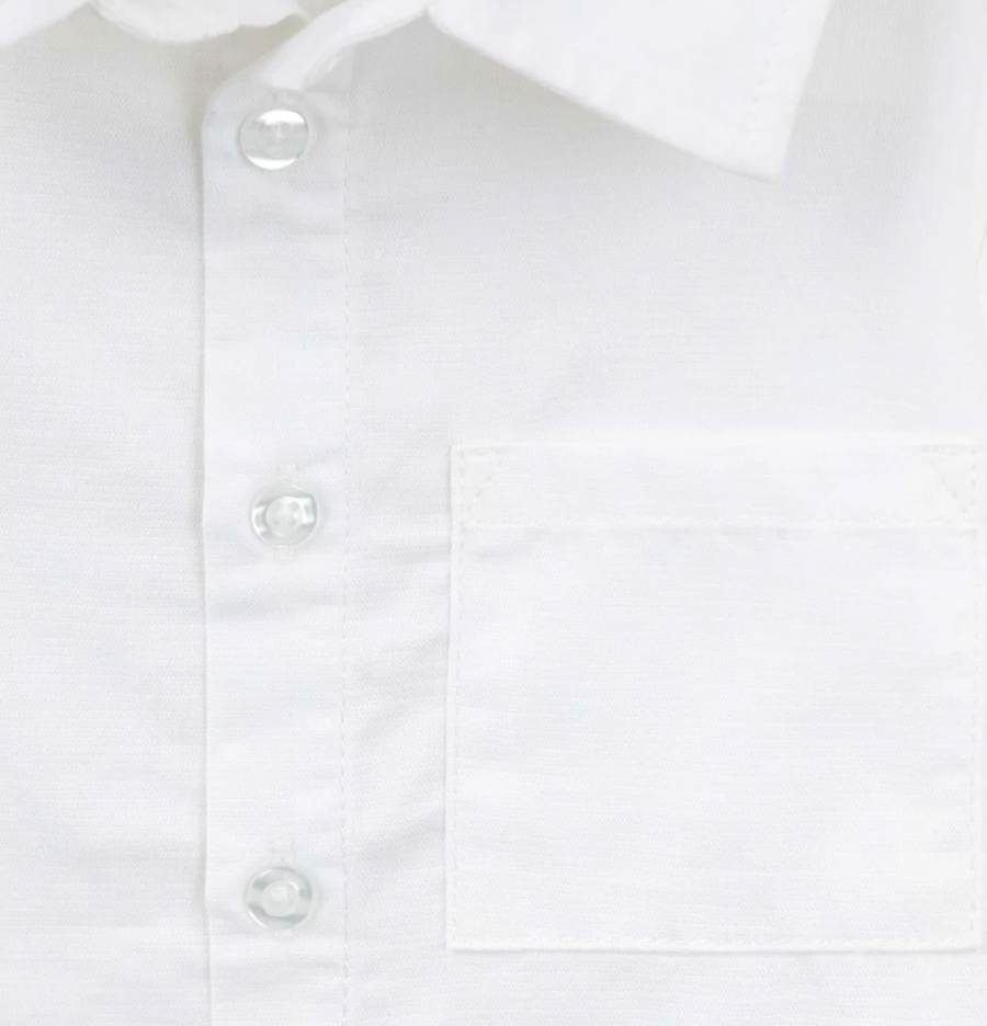 Designer Kidz Jackson Formal Shirt - White