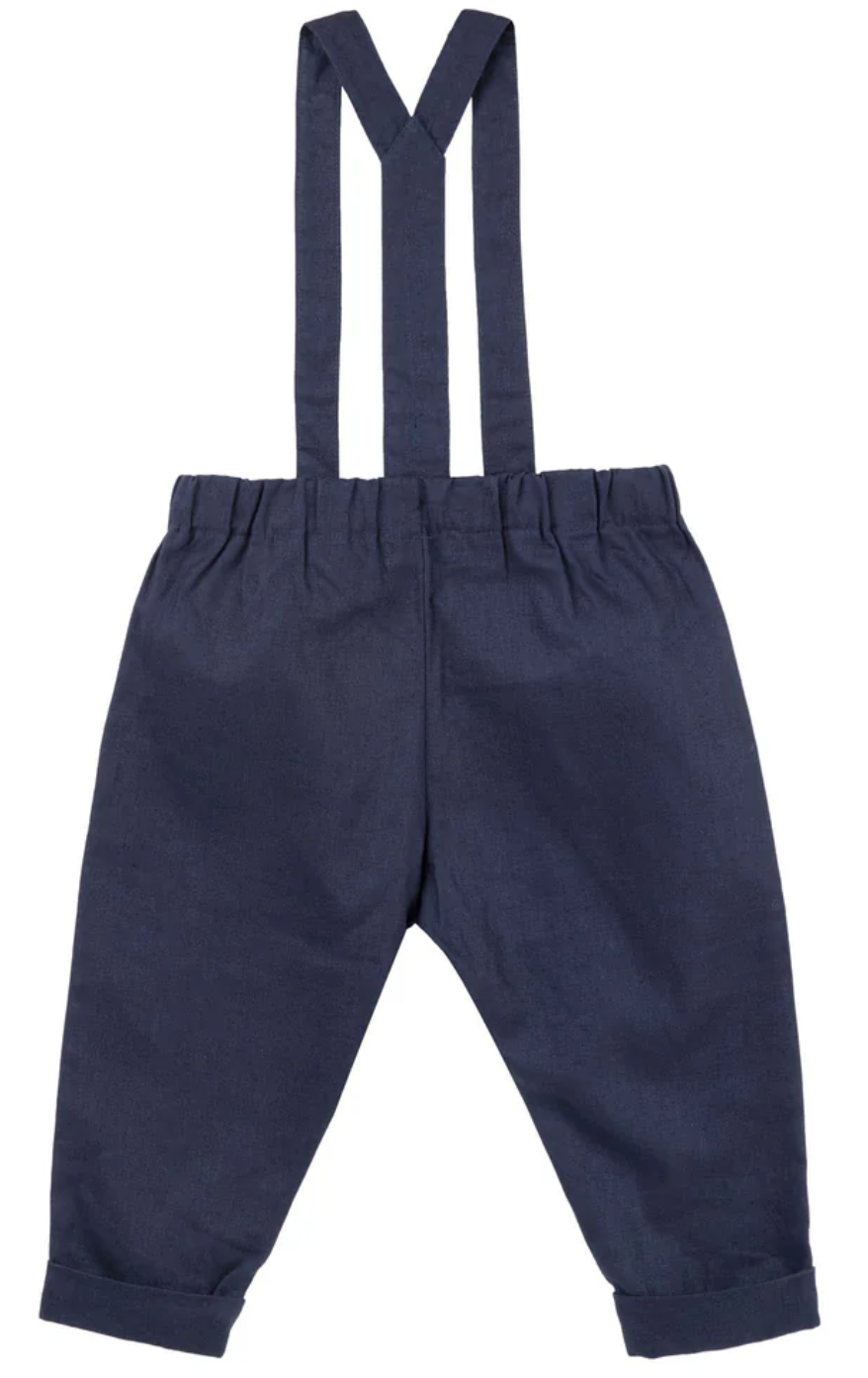 Finley Linen Suspender Pants