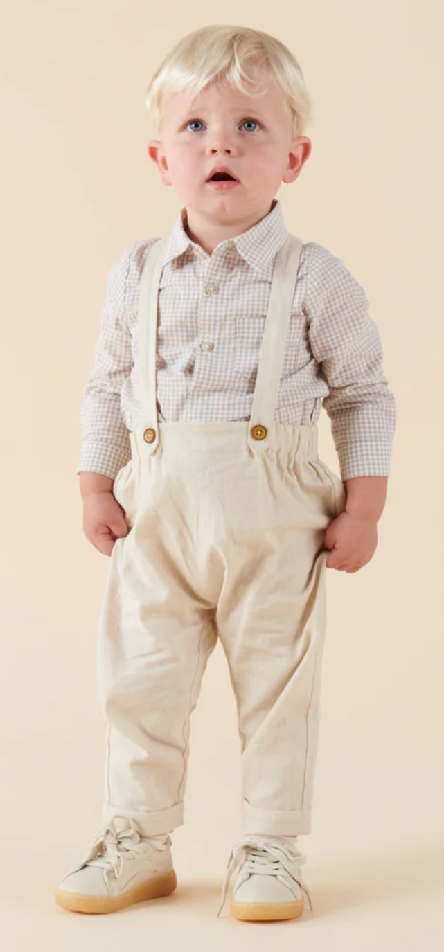 Finley Linen Suspender Pants