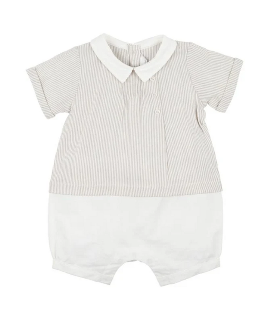 Bebe Jude Pintuck Shirt Romper