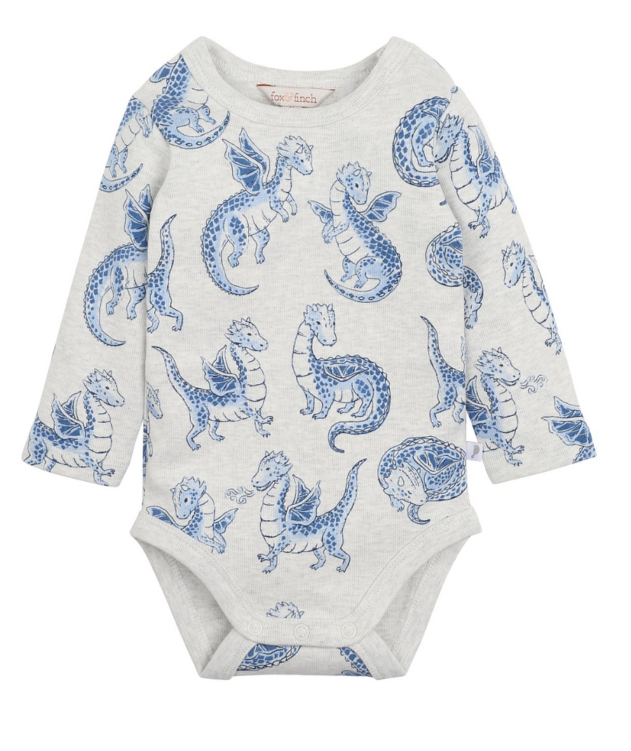 Fox and Finch - Dragon Print Bodysuit