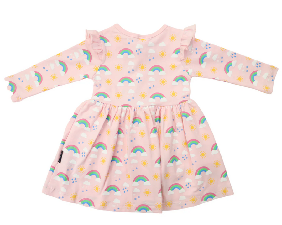 Korango - Rainbow Print Cotton Stretch Dress