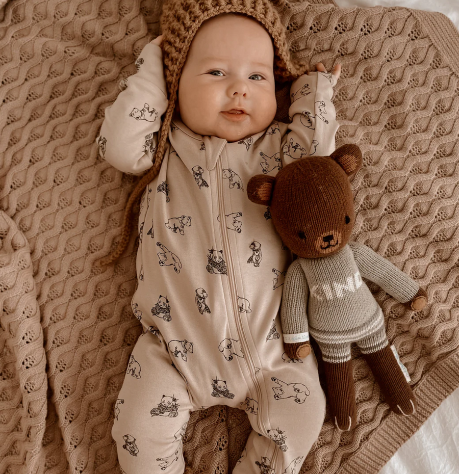 Aster and Oak - Bear Onesie