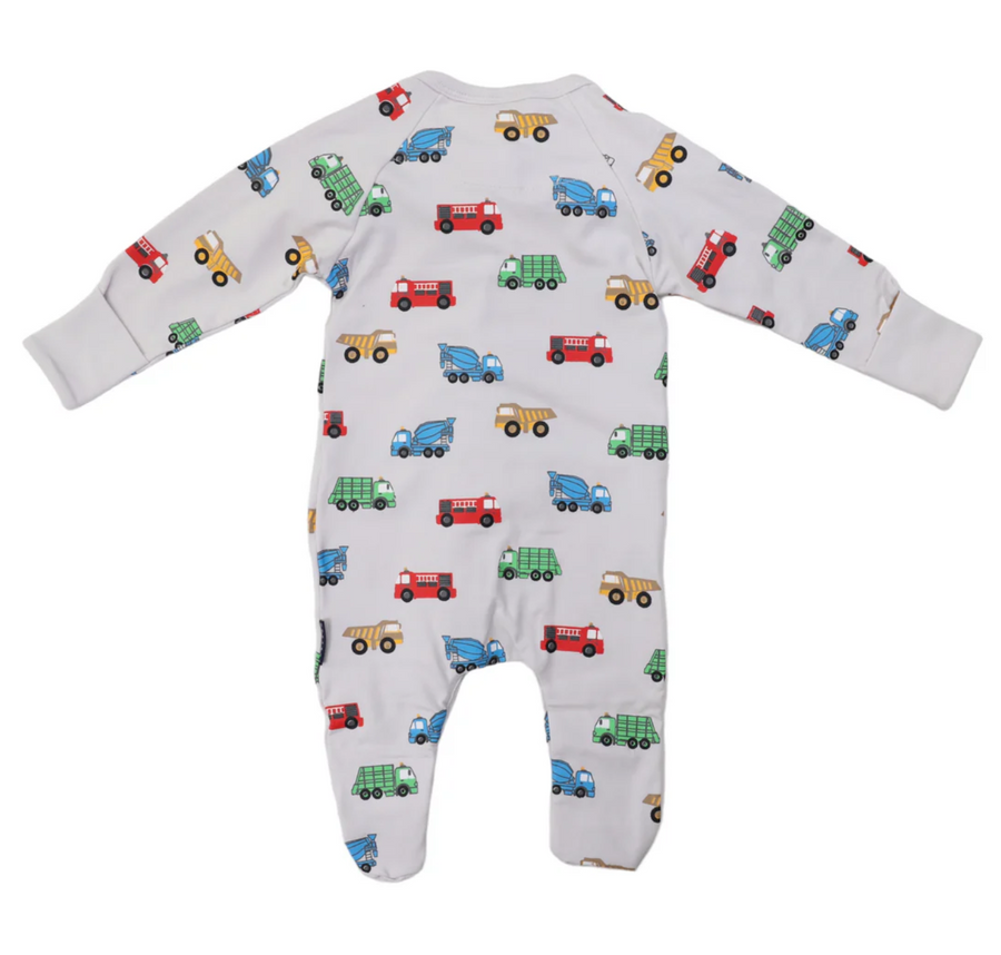 Korango - Truck Double Zip Onesie