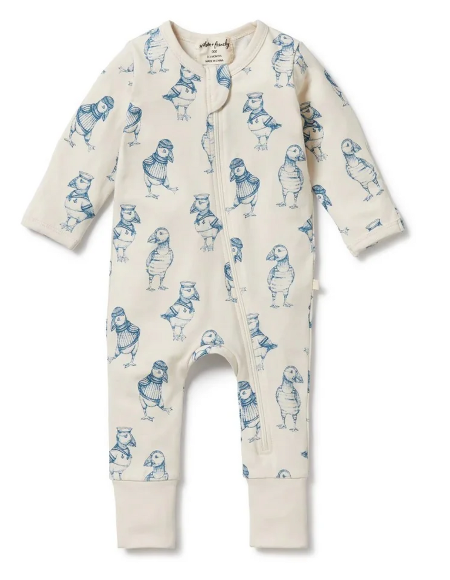 Wilson and Frenchy - Petit Puffin Onesie