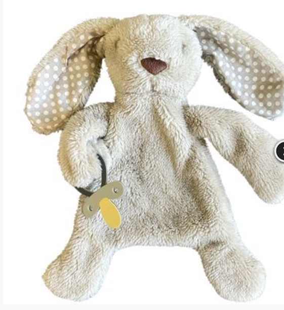 ES Kids - Bunny Comforter with Dummy holder