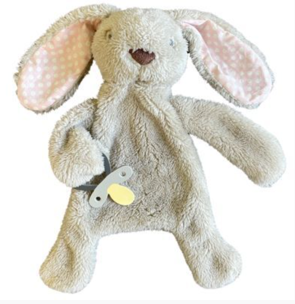 ES Kids - Bunny Comforter with Dummy holder