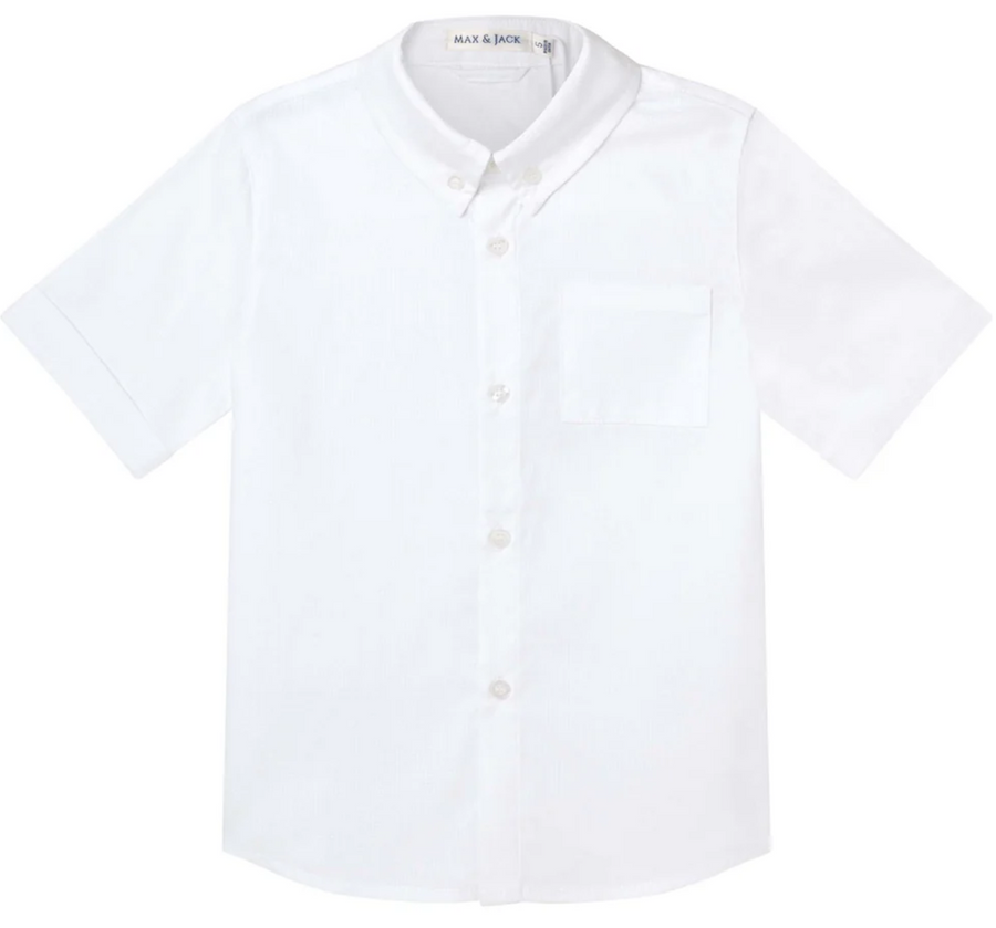 Designer Kidz Jackson Formal Shirt - White