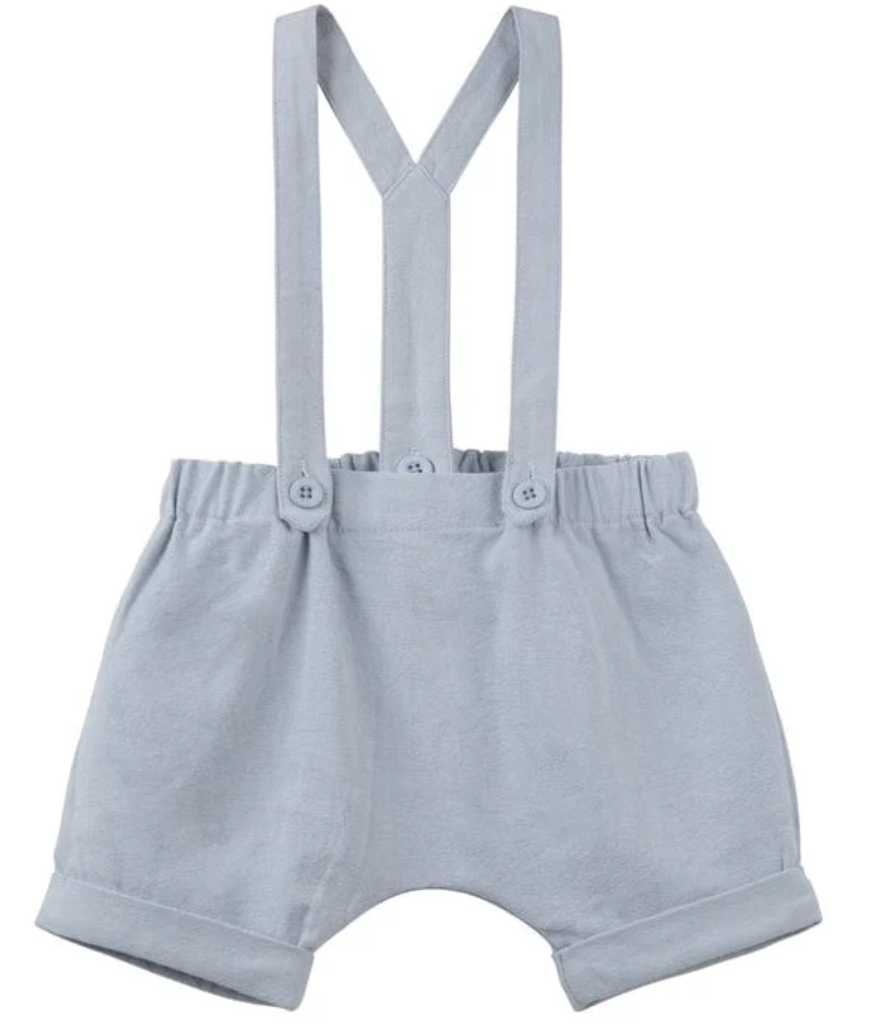 Finley Linen Suspender Shorts