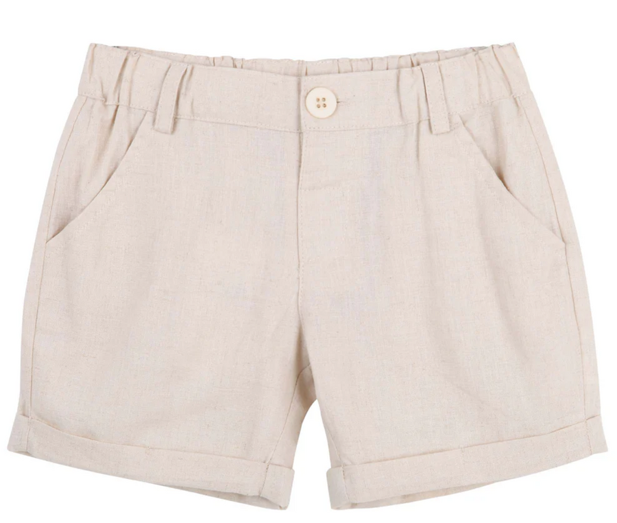 Designer Kidz Finley Linen Shorts