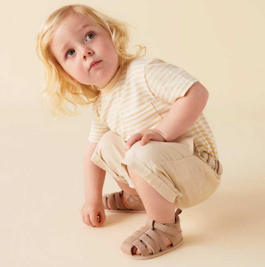 Designer Kidz Finley Linen Shorts