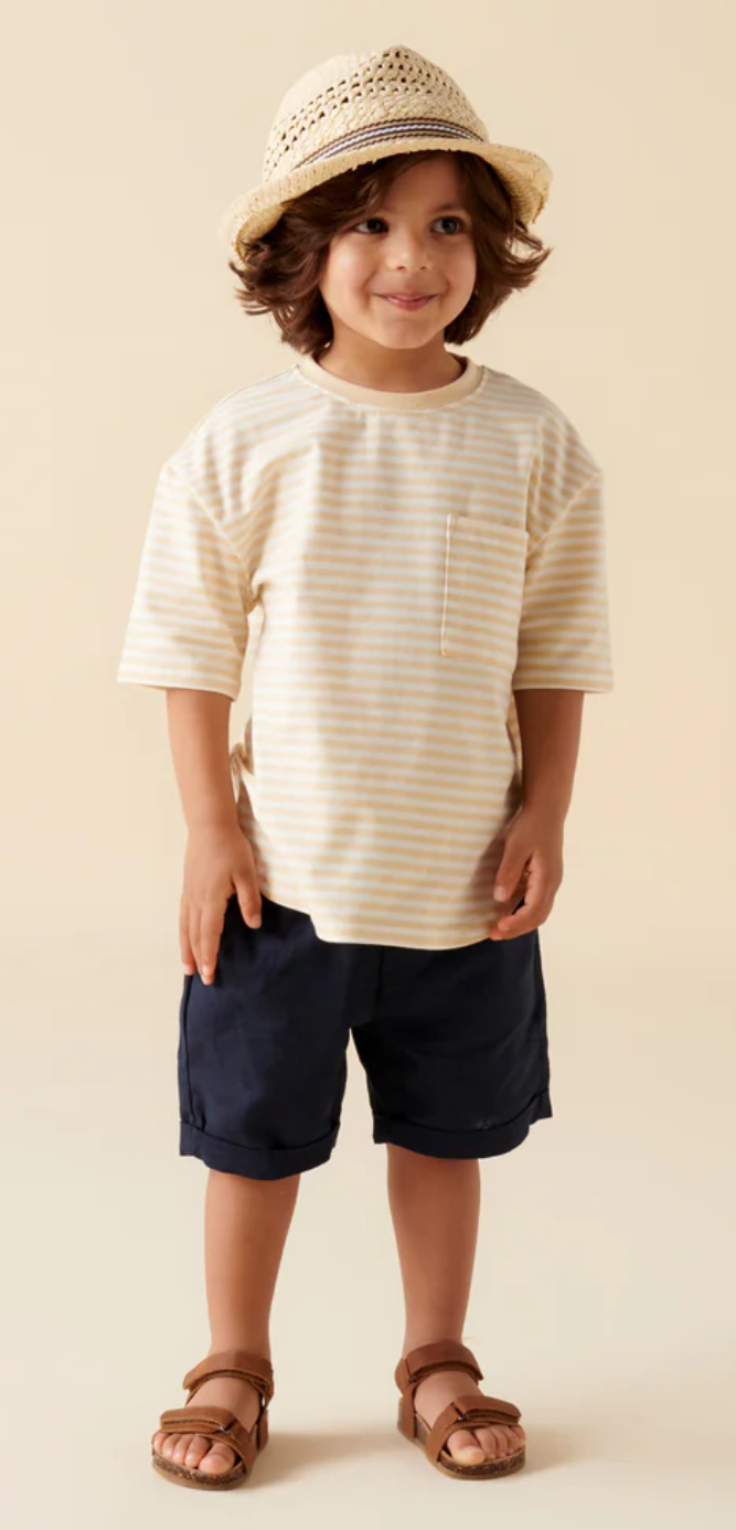 Designer Kidz Finley Linen Shorts