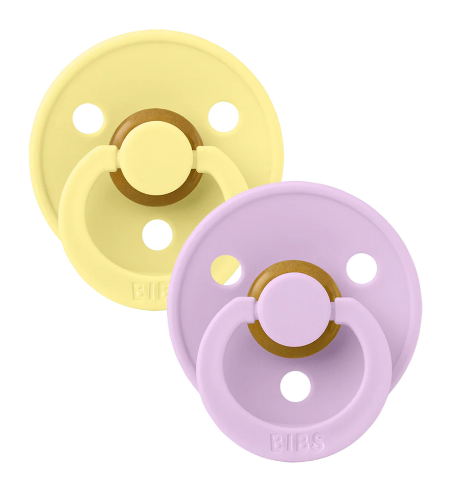 BIBS Colour Dummy ROUND (2 pack)