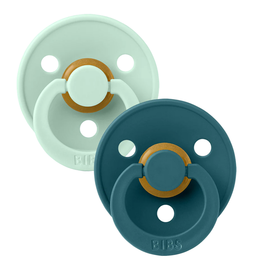 BIBS Colour Dummy ROUND (2 pack)