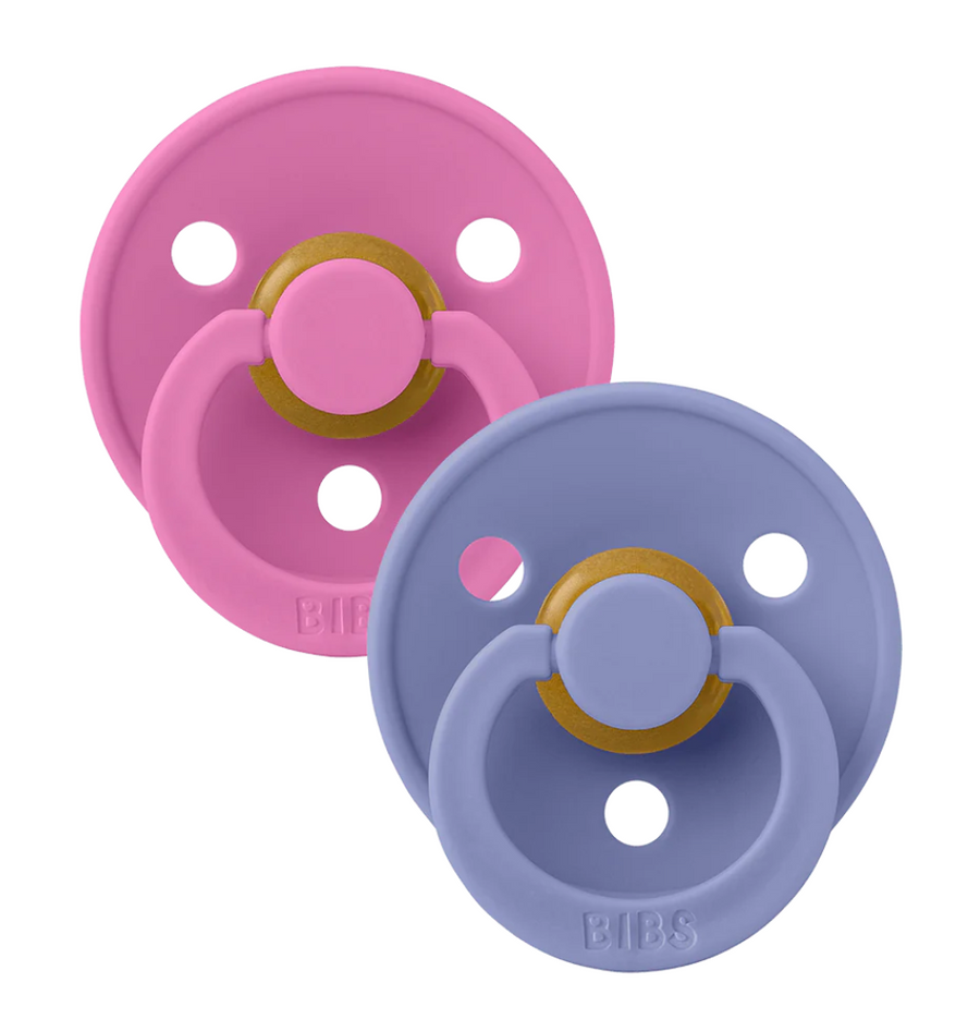 BIBS Colour Dummy ROUND (2 pack)