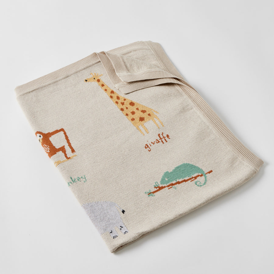 Zambezi Knit Blanket - Jiggle and Giggle
