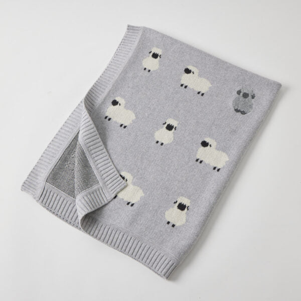 Little Meadows Knit Blanket - Jiggle and Giggle