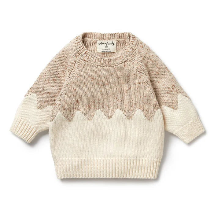 Wilson + Frenchy - Knitted Jacquard Jumper