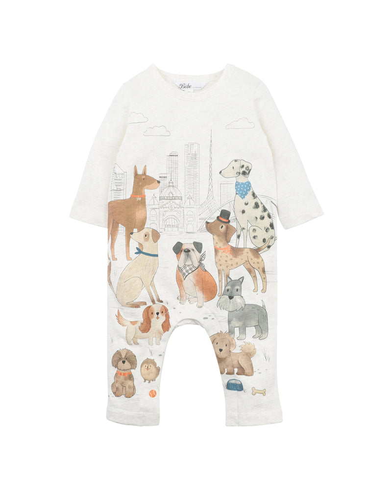 Bebe - Austin Dog Scene Romper