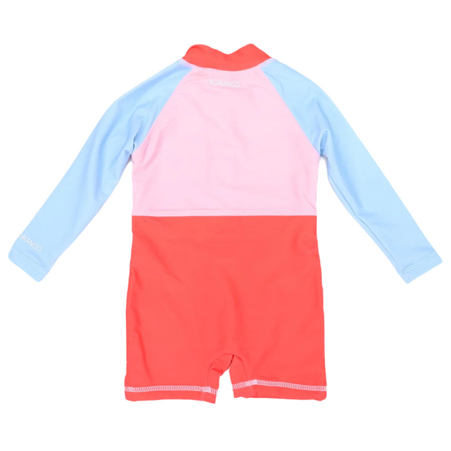 Korango - Long Sleeve Zip Swim Sunsuit