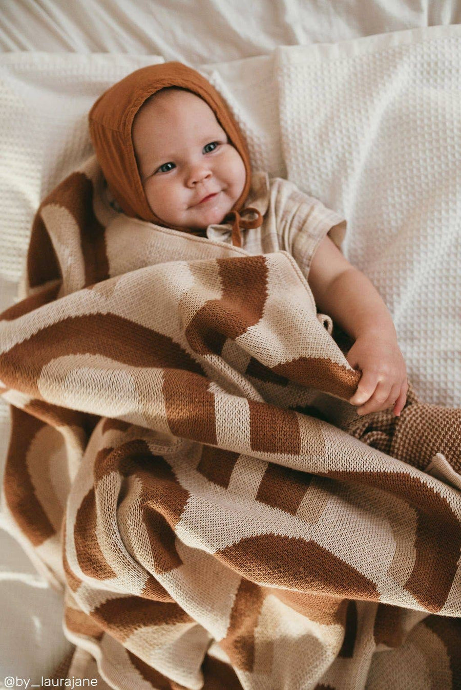 Kiin Organic Cotton Knitted Blanket