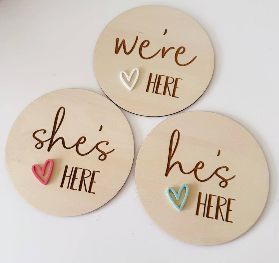 She's here heart