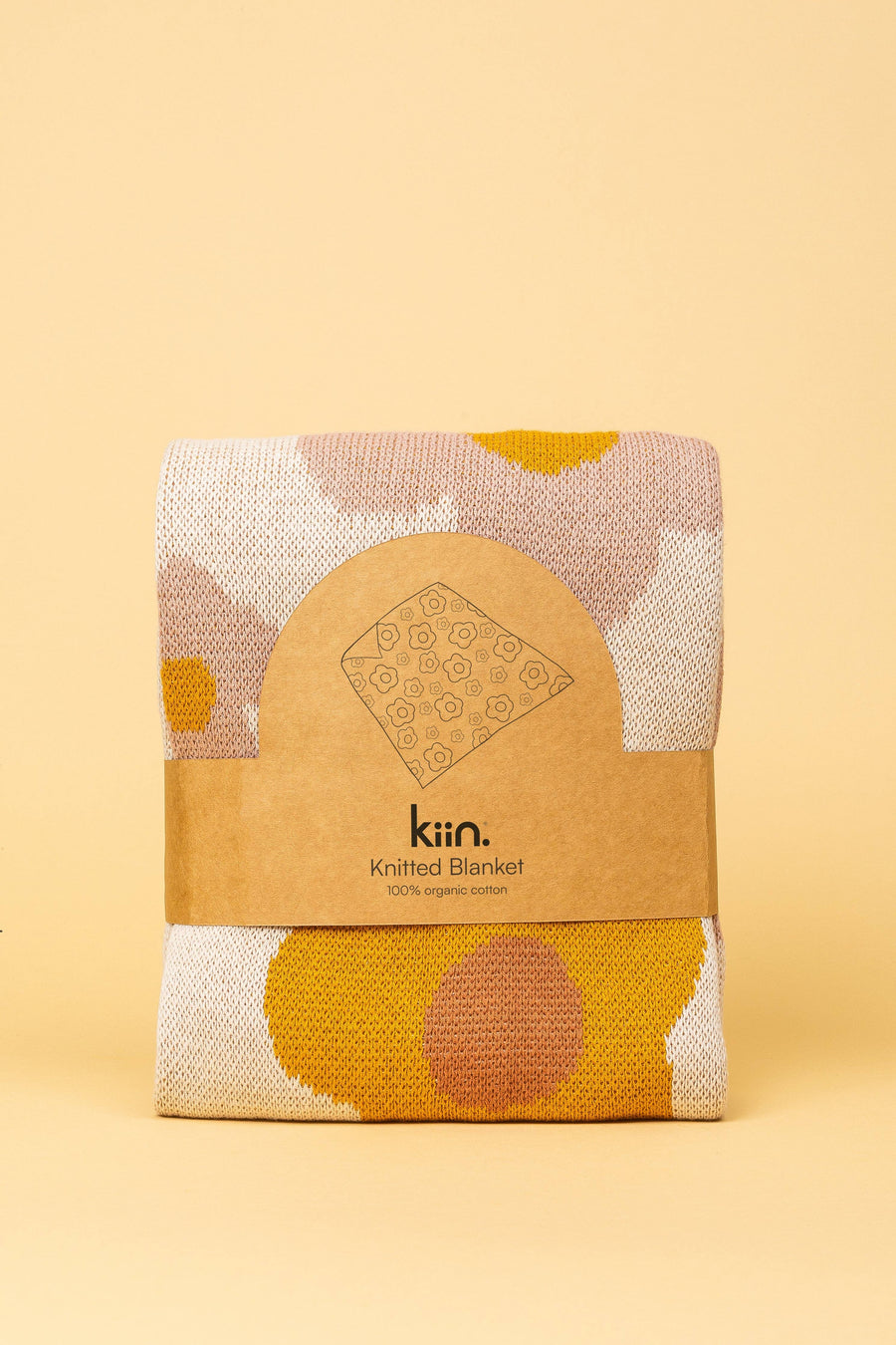 Kiin Organic Cotton Knitted Blanket