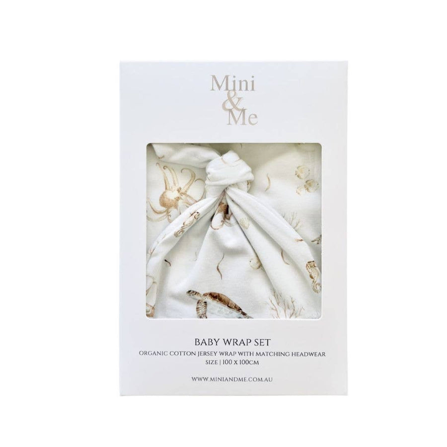 Mini & Me Baby Wrap Set Oceania