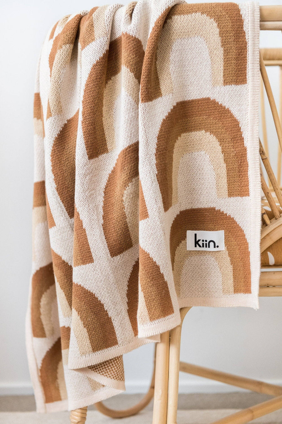 Kiin Organic Cotton Knitted Blanket