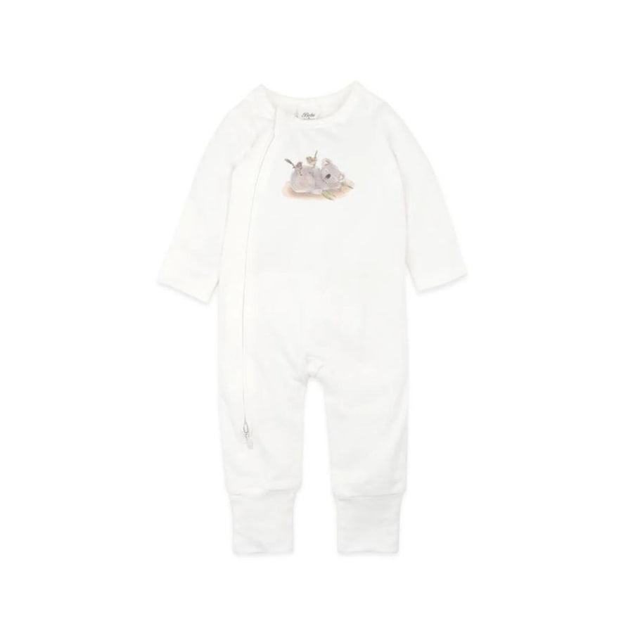 Koala Australiana Organic L/S Zipsuit - Bebe