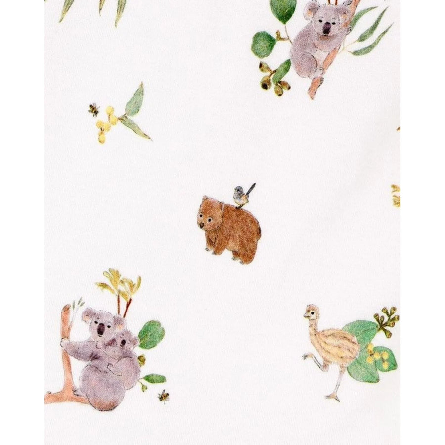 Australiana Organic L/S Zipsuit - Bebe