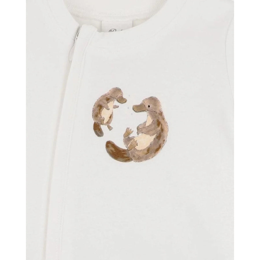 Platypus Australiana Organic S/S Zipsuit - Bebe