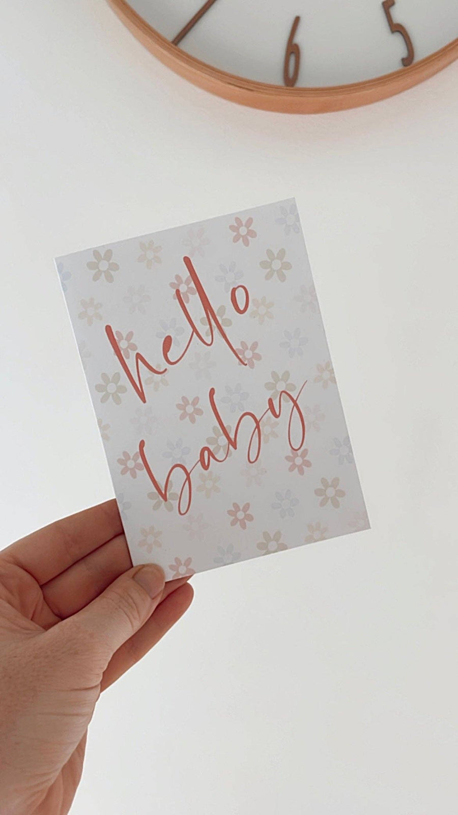 Hello Baby- Floral