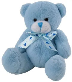 Baxter Blue Bear with Ribbon - Elka