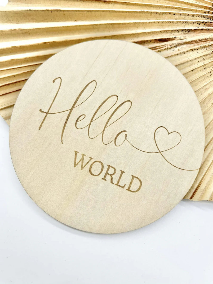 Timber Tinkers - Hello World Heart Announcement Disc