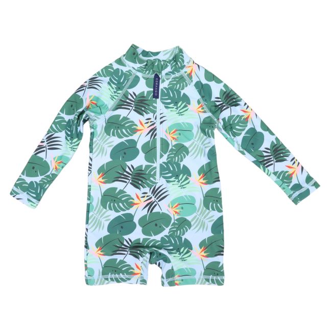 Korango - Long Sleeve Zip Swim Sunsuit