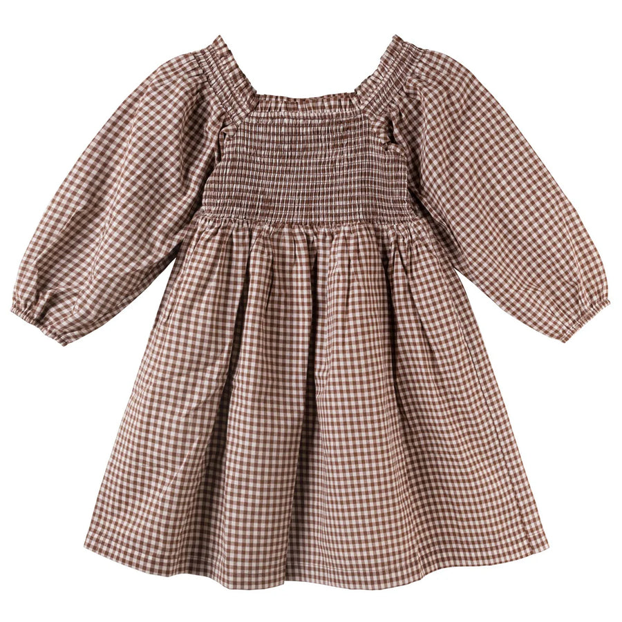 Designer Kidz -  Lily L/S Puff Sleeve Dress