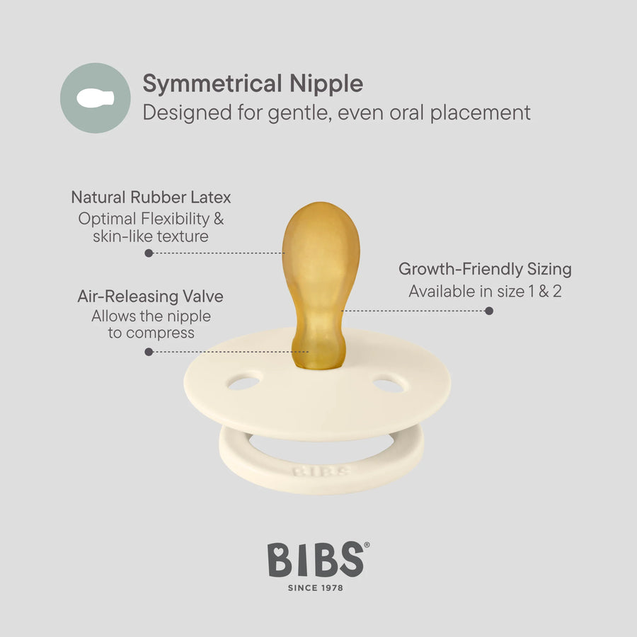 BIBS Colour Dummy SYMMETRICAL(2 pack)