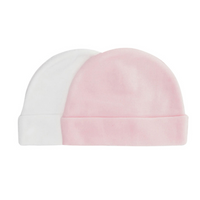 Playette Bamboo Newborn Caps (2 pack)
